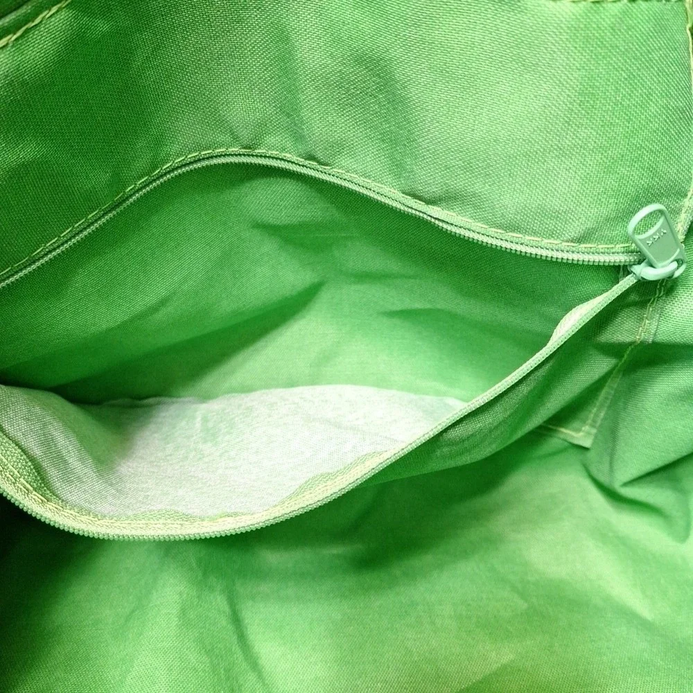 Ame & LuLu Weekender XL Duffle Green Blue White Extra‎ Large Travel Tote Beach